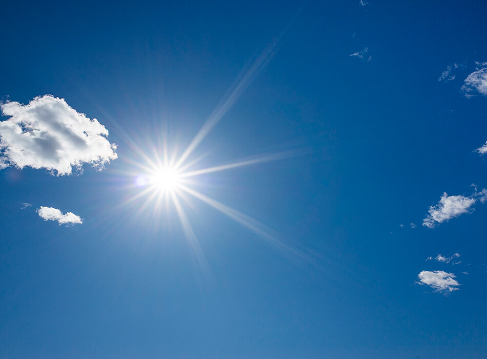 sun and clouds